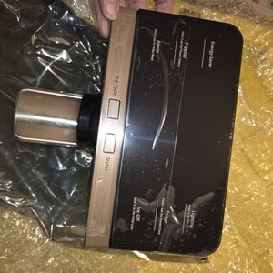 Samsung Black and Silver Ice Dispenser